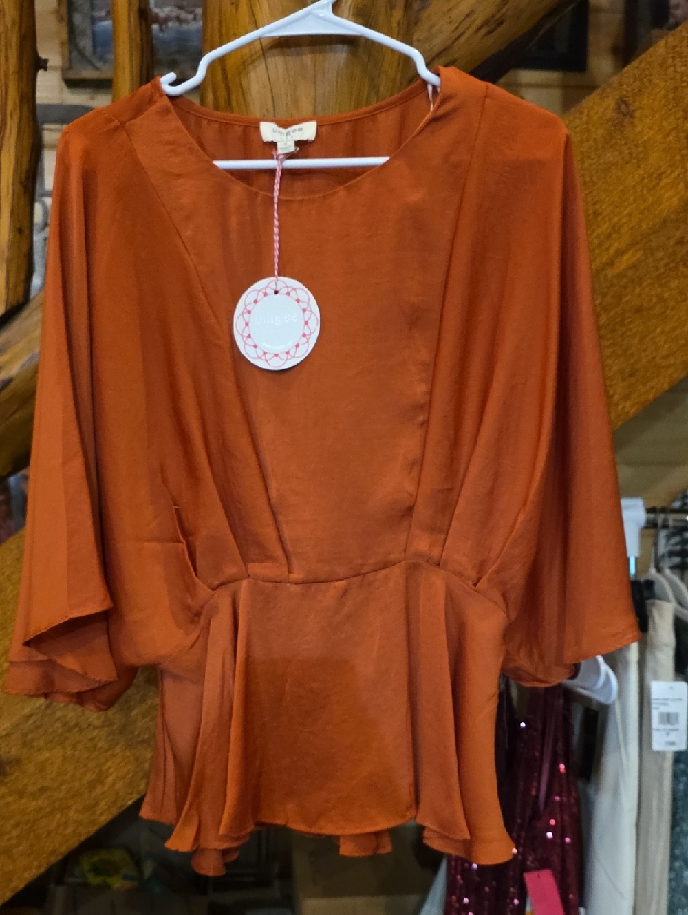 Umgee Burnt Orange Women's Top